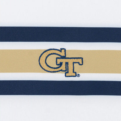 Georgia Tech Jersey Stripe Collegiate Q-Zip