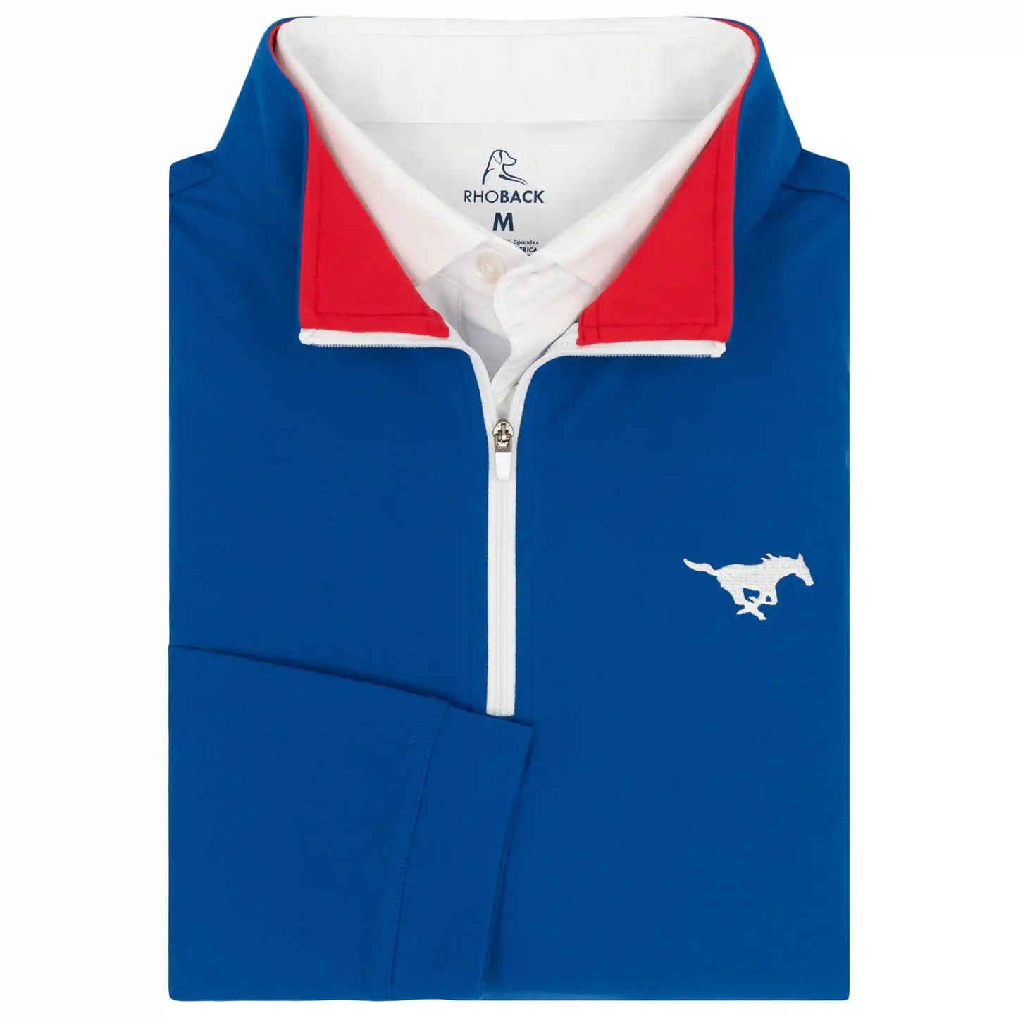 Solid Collegiate Q-Zip - SMU
