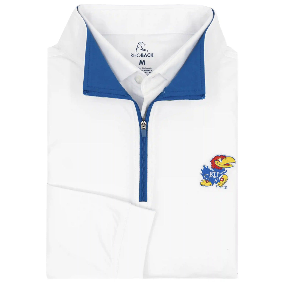 Solid Collegiate Q-Zip - Kansas