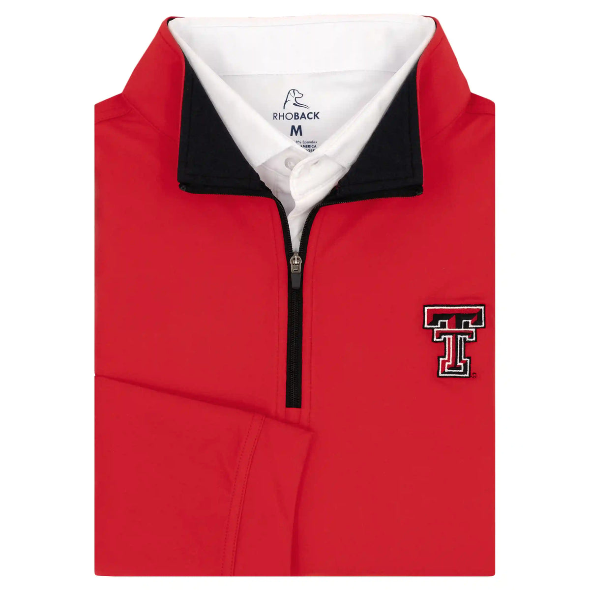 Solid Collegiate Q-Zip - Texas Tech