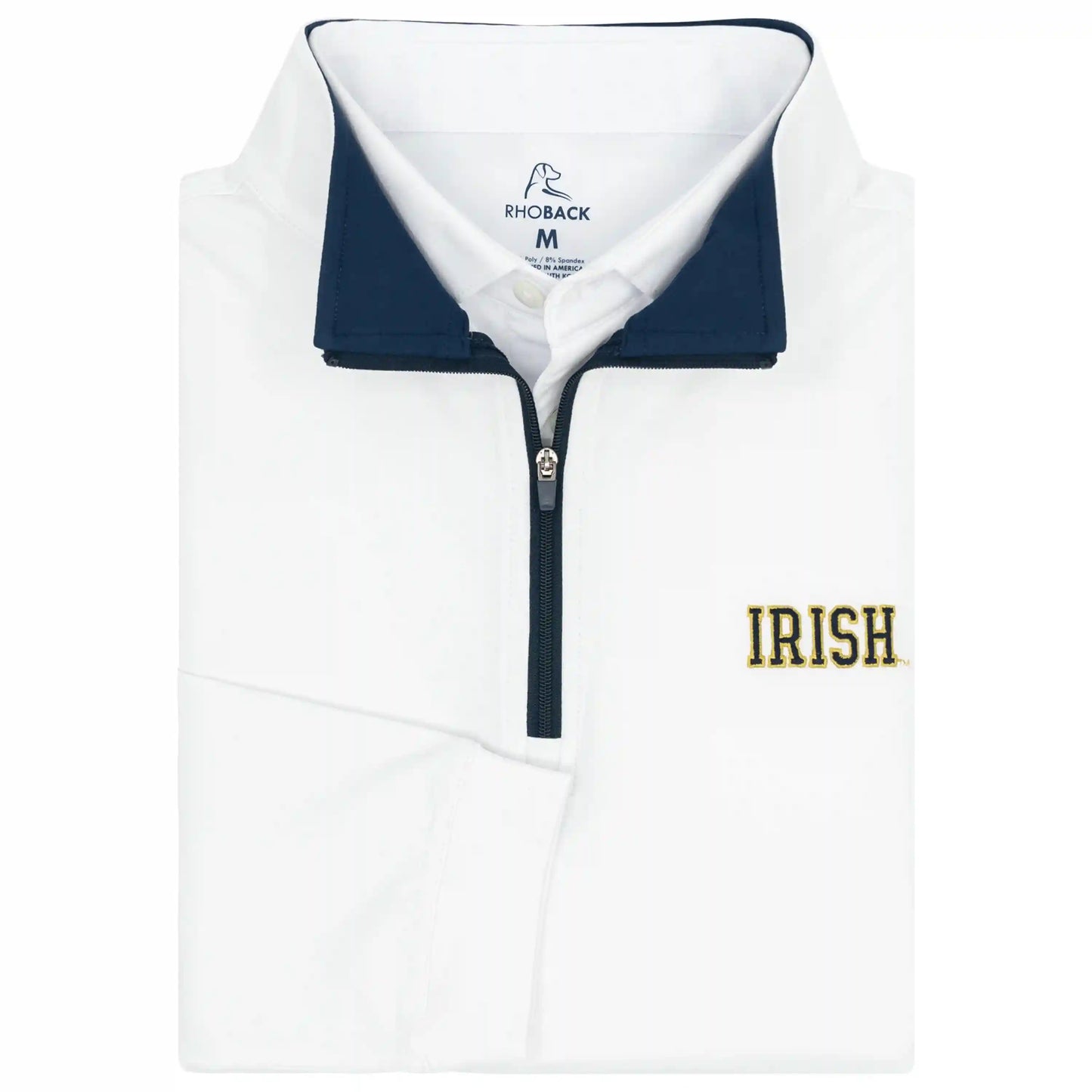 Solid Collegiate Q-Zip - Notre Dame