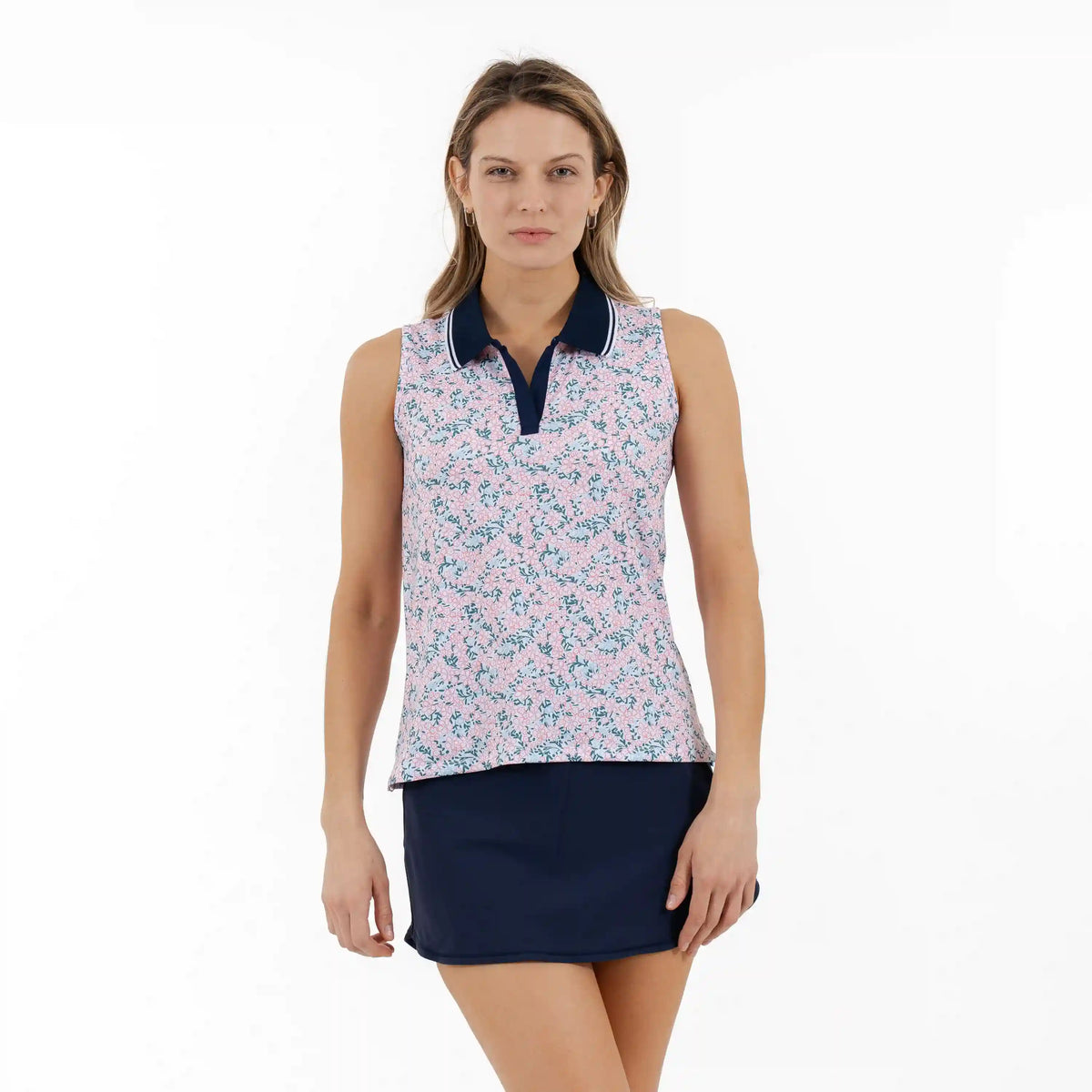Brooke Sleeveless Performance Polo